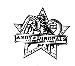 ANDY & DINOPALS THE DINOSAUR FAMILY trademark
