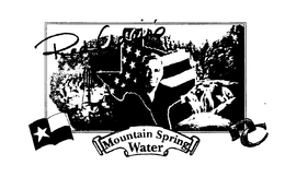 RED ADAIR'S MOUNTAIN SPRING WATER trademark