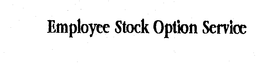 EMPLOYEE STOCK OPTION SERVICE trademark