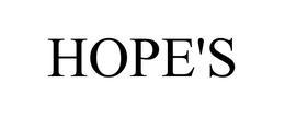 HOPE'S trademark