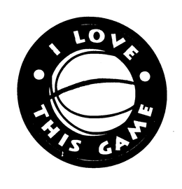 I LOVE THIS GAME trademark
