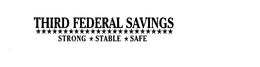 THIRD FEDERAL SAVINGS STRONG STABLE SAFE trademark