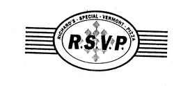 RICHARD'S SPECIAL VERMONT PIZZA R.S.V.P. trademark