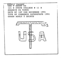 USA T'S trademark