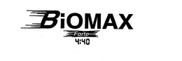 BIOMAX FORTE 4:40 trademark