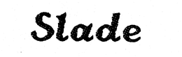 SLADE trademark