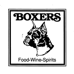 BOXERS FOOD-WINE-SPIRITS trademark