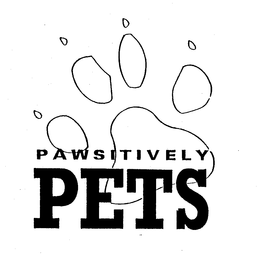 PAWSITIVELY PETS trademark