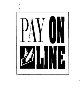PAY ON LINE trademark