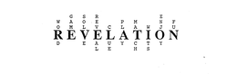 REVELATION WORD GAME SOLVE REVEAL CLUE PLAY MATCH WITS ENJOY FUN trademark