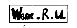 WEAR . R.U. trademark