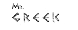 MR. GREEK trademark