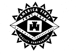 AMERICA FIRST FORT LOCK SECURITY PROFESSIONAL QUALITY PARTNERSHIP trademark