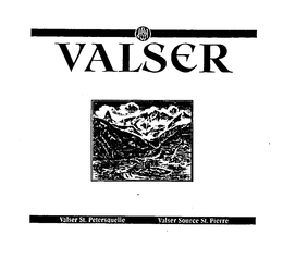 VALSER VALSER ST. PETERSQUELLE VALSER SOURCE ST. PIERRE trademark
