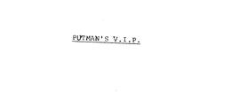 PUTMAN'S V.I.P. trademark