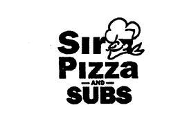 SIR PIZZA AND SUBS trademark