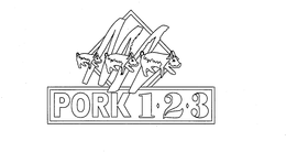 PORK 1 2 3 trademark