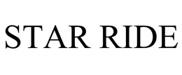 STAR RIDE trademark