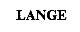 LANGE trademark