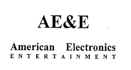 AE&E AMERICAN ELECTRONICS ENTERTAINMENT trademark