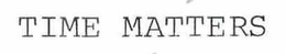 TIME MATTERS trademark
