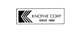 K KNOTHE CORP. SINCE 1886 trademark