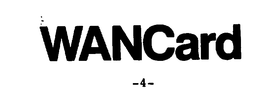 WANCARD trademark