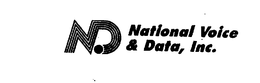 NVD NATIONAL VOICE & DATA, INC. trademark
