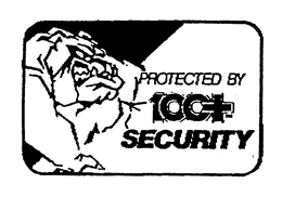 PROTECTED BY 100+ SECURITY trademark