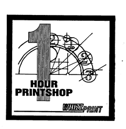 WHIZZPRINT 1 HOUR PRINTSHOP trademark