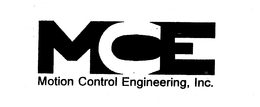 MCE MOTION CONTROL ENGINEERING, INC. trademark