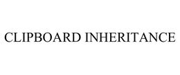 CLIPBOARD INHERITANCE trademark