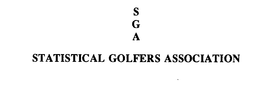 SGA STATISTICAL GOLFERS ASSOCIATION trademark