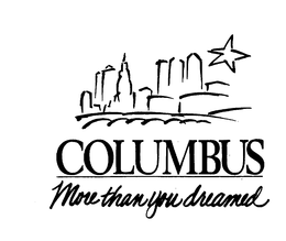 COLUMBUS MORE THAN YOU DREAMED trademark