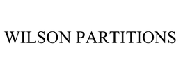 WILSON PARTITIONS trademark