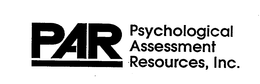 PAR PSYCHOLOGICAL ASSESSMENT RESOURCES, INC. trademark