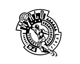 FIBA WORLD CHAMPIONSHIP TORONTO AUGUST 94 trademark