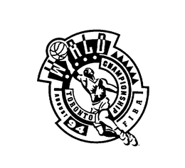 FIBA WORLD CHAMPIONSHIP TORONTO AUGUST 94 trademark