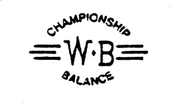 WB CHAMPIONSHIP BALANCE trademark