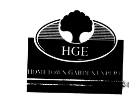 HGE HOMETOWN GARDEN EXPERT trademark