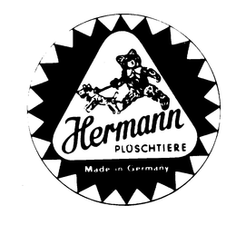 HERMANN PLUSCHTIERE MADE IN GERMANY trademark