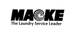 MACKE THE LAUNDRY SERVICE LEADER trademark