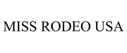MISS RODEO USA trademark