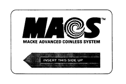 MACS MACKE ADVANCED COINLESS SYSTEM trademark