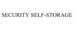SECURITY SELF-STORAGE trademark