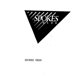 SPOKES WEAR trademark