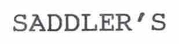 SADDLER'S trademark