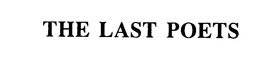 THE LAST POETS trademark