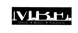 MBE MINORITY BUSINESS ENTREPRENEUR trademark