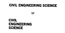 CIVIL ENGINEERING SCIENCE trademark